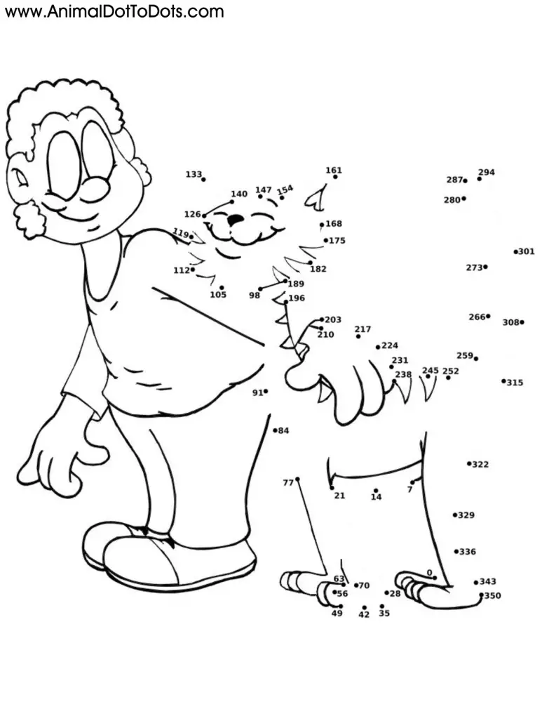 Difficult Free Printable Animal Dot To Dot Worksheets